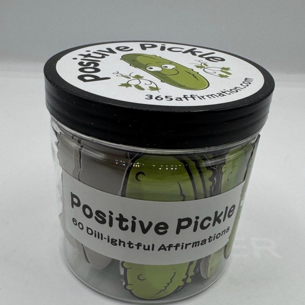 Positive Pickles in a Jar, 60 Dill-ightful Affirmation Cards